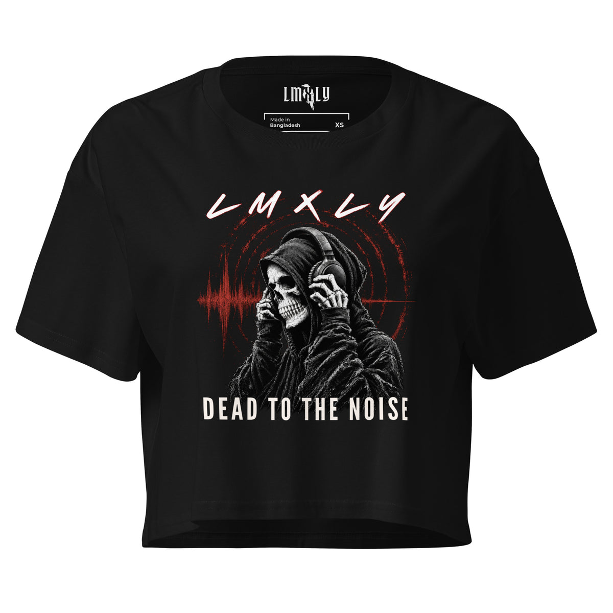 Dead To The Noise Crop Top
