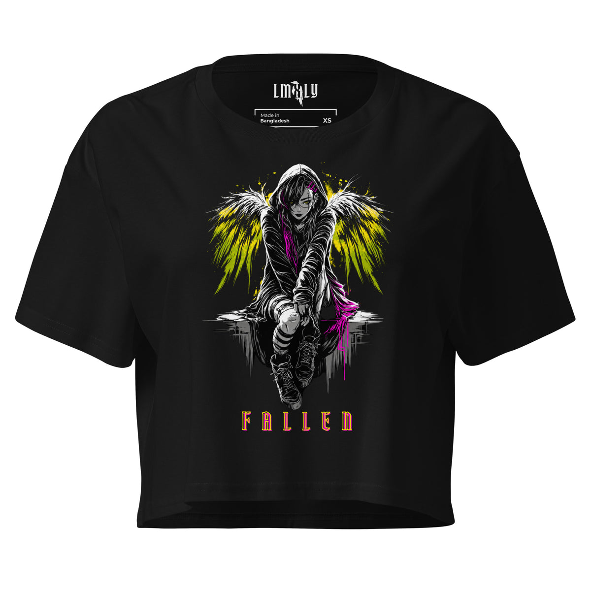 Fallen Angel 3 Crop Top