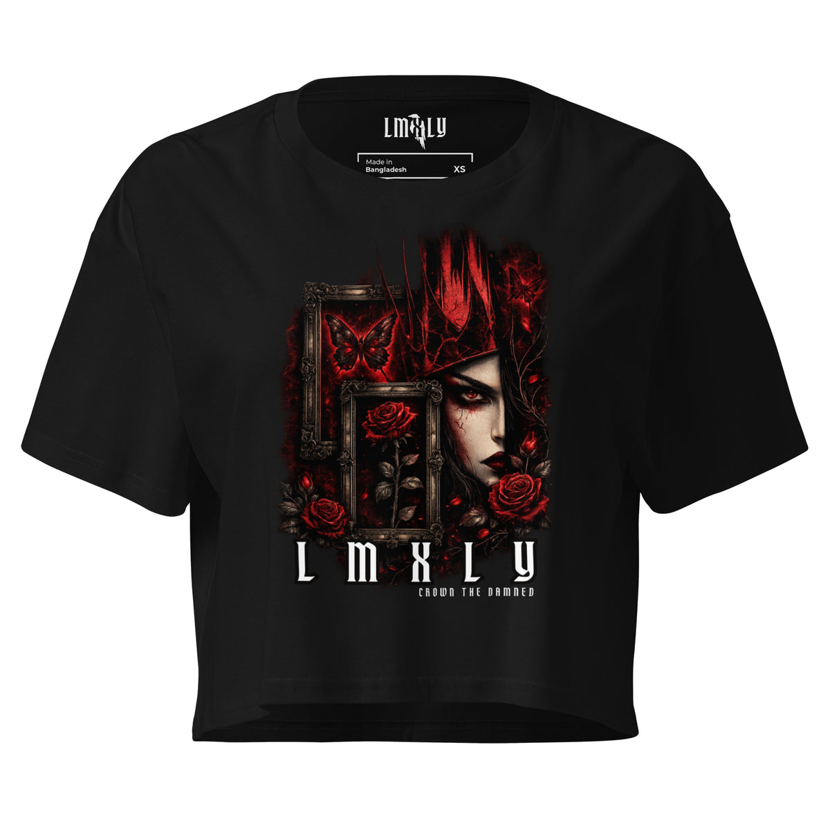 Crown The Damned Crop Top