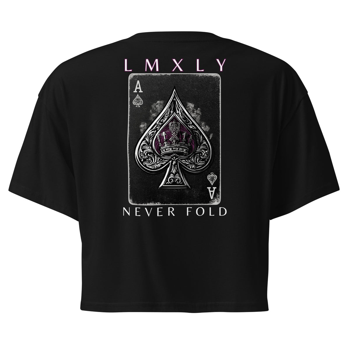 Ace Of Spades Crop Top