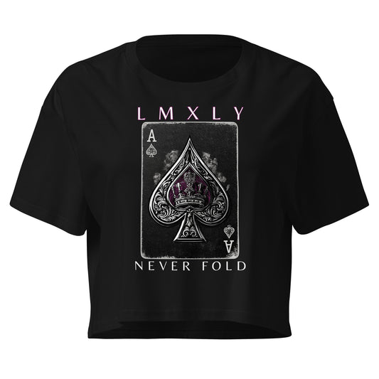 Ace Of Spades Crop Top