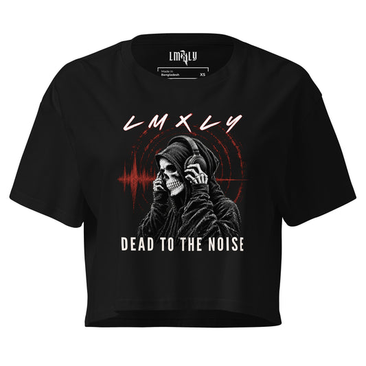 Dead To The Noise Crop Top