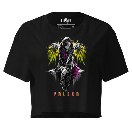 Fallen Angel 3 Crop Top